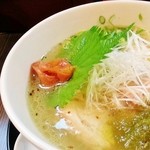 柳麺 呉田 - 梅塩らーめんアップ