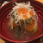 馳走菴 ひじり - 秋鮭真丈白菜巻いくらあんかけ