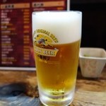 もつ焼 長兵衛 - （2015/9月）生ビール中