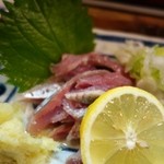 もつ焼 長兵衛 - （2015/9月）新さんま刺身