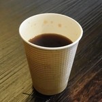 カフェ フィーカ - エアロプレスホットコーヒー300円（蓋も付いてます）