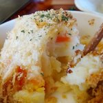 彩菜食堂 - ポテサラオーブン焼き