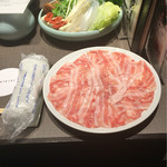 京都つゆしゃぶCHIRIRI - 豚肉＆野菜