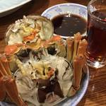 中華料理 帆 - 【上海蟹尽くしコース】蒸し上海蟹。5日以上前の予約が必要ですが、それだけの意味がある味と価格です！