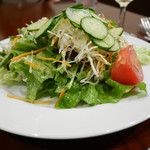 アンティコ ジェノベーゼ - 2015/10/12  相方のサラダ、山盛り〜〜