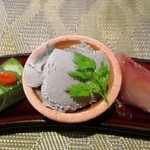 志木葉 - デザート（わらびもち・ゴマのアイス・リンゴ・