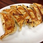 ラーメン神山 - H.27.9.26.昼 ビールセット 500円の餃子