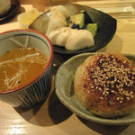 鳥しき - 焼きおにぎり＆スープ