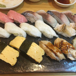 Sushiya Ginzou - エンガワ、しめ鯖、つぶ貝 好きなんです。