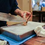 活カニの花咲 - 一気に解体☆