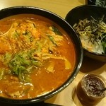 食道園 - ★ユッケジャンラーメン＆ミニビビンバセット★