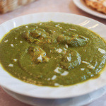 カレー専門店cafe New Delhi - 2015年10月再訪：ホウレン草＆チキンセット☆