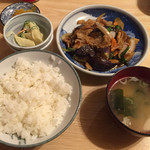 三福 - 肉ナス炒め定食