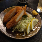 もつ焼 松 - イカフライ