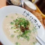 ばりきや - ランチ博多っ子ラーメン餃子セット