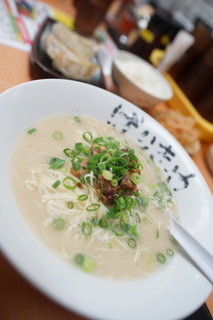 ばりきや - ランチ博多っ子ラーメン餃子セット