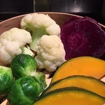 清川焼売酒場 とぶそーや - 彩り蒸し野菜