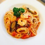 Al Porto Cafe - スパゲッティ・マリナーラ　２６.５０＄