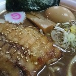 中華蕎麦 とみ田 - 王道の濃厚豚骨魚介ラーメン（ちょい増しトッピング）