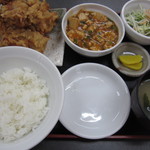 中国料理 布袋 本店 - ザンギ定食（Ｂ）　税込８８０円