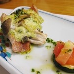 すみか - 赤魚のマヨネーズ焼きは、バジルとオリーブオイルのイタリアン風