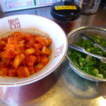 カクテキ、ネギ無料サービス