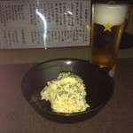 Izakaya Ba Shiba - 人気メニューのポテトサラダです。美味しくて、ビールが進みました。