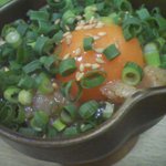 炭火焼き鳥 まかや - 鳥ユッケ