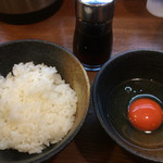 麺屋 はなぶさ - 卵かけご飯