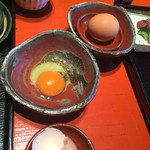 京の米料亭 八代目儀兵衛 - 卵かけの卵