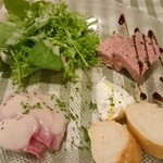 パスタイオ・コッコ - 前菜3種盛り合わせ