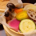 hippopotamus - お通しの蒸し野菜