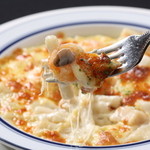 Seafood macaroni gratin