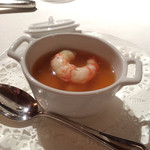 レストラン・マッカリーナ - 海老コンソメロワイヤル