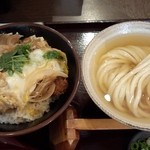 純愛うどん なでしこ - ひやかけ＆カツ丼セット