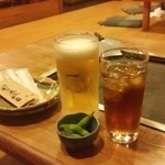 Takasago Sha - 「生ビール (500円)」「ウーロン茶 (200円)」で乾杯♪