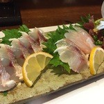 やまよし - 真鯛＆ソウダガツオのお造り