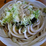 うどん旭 - 冷やしうどん大盛り