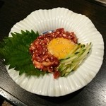 本格焼肉 寿香苑 あまつぼ - 馬肉ユッケ