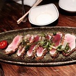 AGLAIA - ISLAND DINING & BAR - - 鮪のたたき　アイランド風
