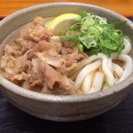 麺処 綿谷 - 牛肉ぶっかけ（ハーフ）_2015年10月