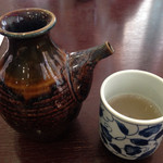 松本蕎麦店 - そば湯