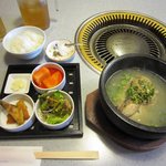 韓国料理マダン - サムゲタン定食　1,800円