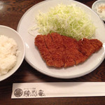 勝烈庵 - ロースカツ定食 Oct/2015