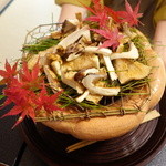 美山荘 - 焼き松茸