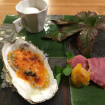 ラトリエ・ムッシュー - ３種盛り合わせ。どれも至福。