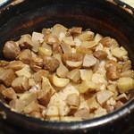 美山荘 - 栗ごはん