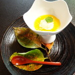 美山荘 - 木の実アイスと柿すり流し