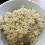 なかま亭 - 玄米 or 白米 選択可。おかわり自由。