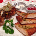 恵比須軒 - ソフトシェルクラブとトースト